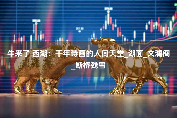 牛来了 西湖：千年诗画的人间天堂_湖面_文澜阁_断桥残雪