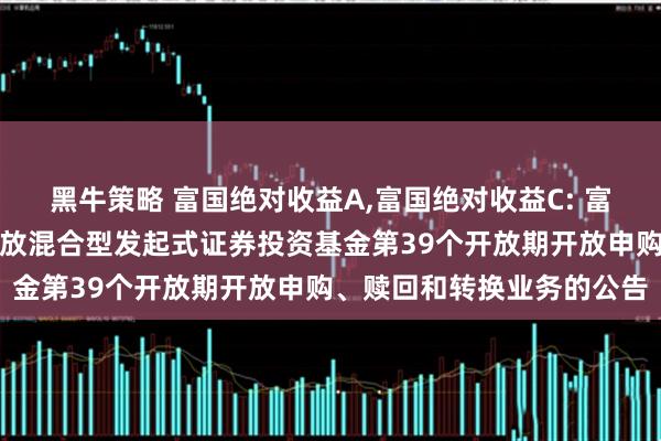 黑牛策略 富国绝对收益A,富国绝对收益C: 富国绝对收益多策略定期开放混合型发起式证券投资基金第39个开放期开放申购、赎回和转换业务的公告